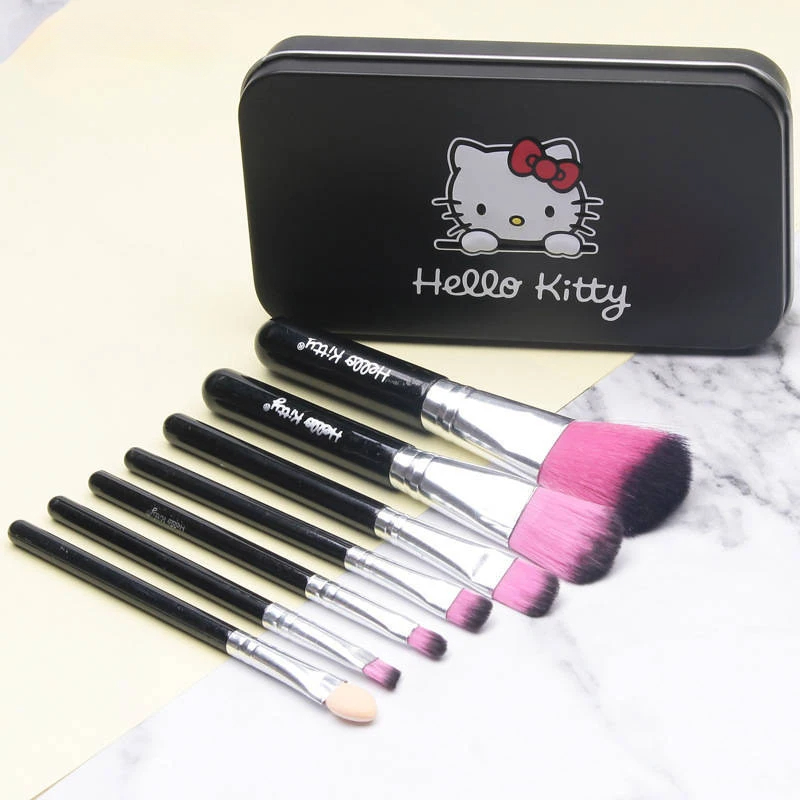 Beauty Makeup Tools Set - Kawaii Hello Kitty Makeup Brush Set