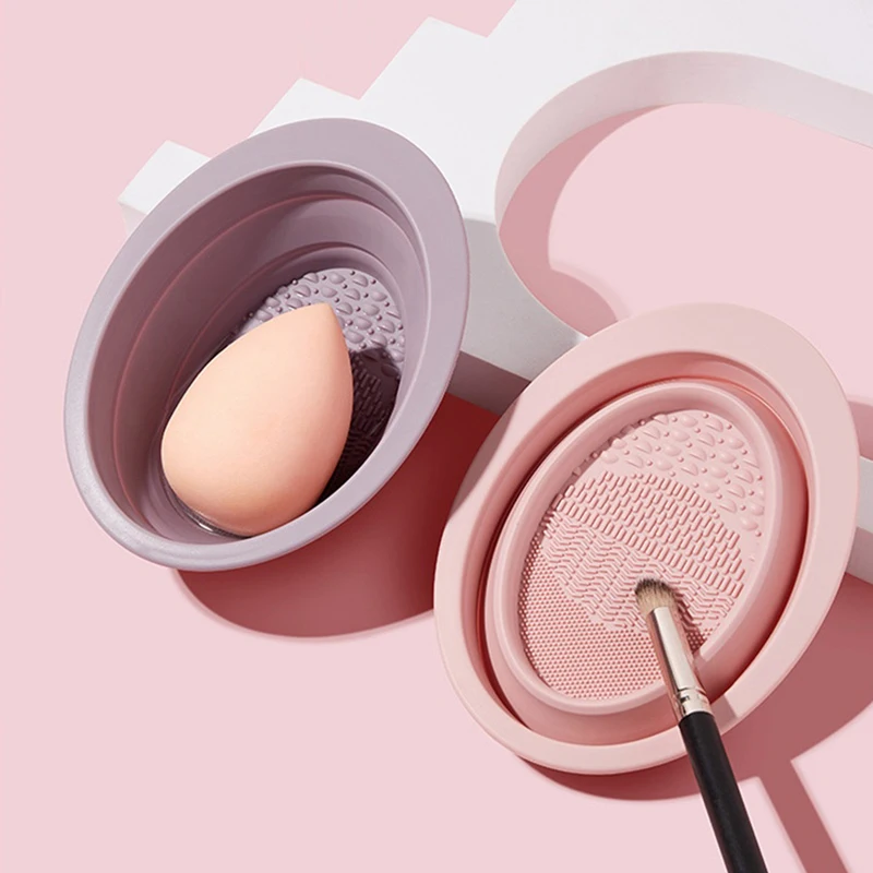 Beauty Home Makeup - Silicone Makeup Brush Cleaning Bowl Beauty