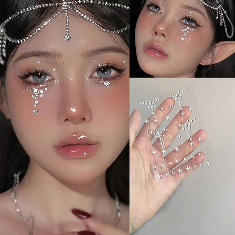 Beauty Gems Makeup - Diy Eyes Face Self Adhesive Makeup