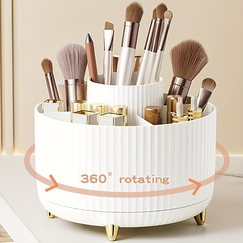 Beauty Makeup Lipstick - Rotatable Makeup Desktop Cosmetic Storage Box