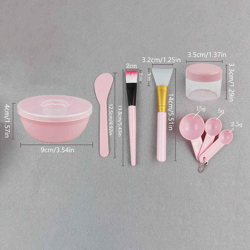 Beauty Makeup Tools Set - Facial Brush Mask Bowl Spoon Set