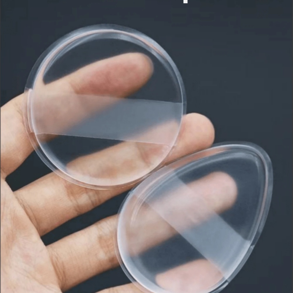 Beauty Makeup Blender - 1/2Pcs Silicone Makeup Sponge Transparent Makeup