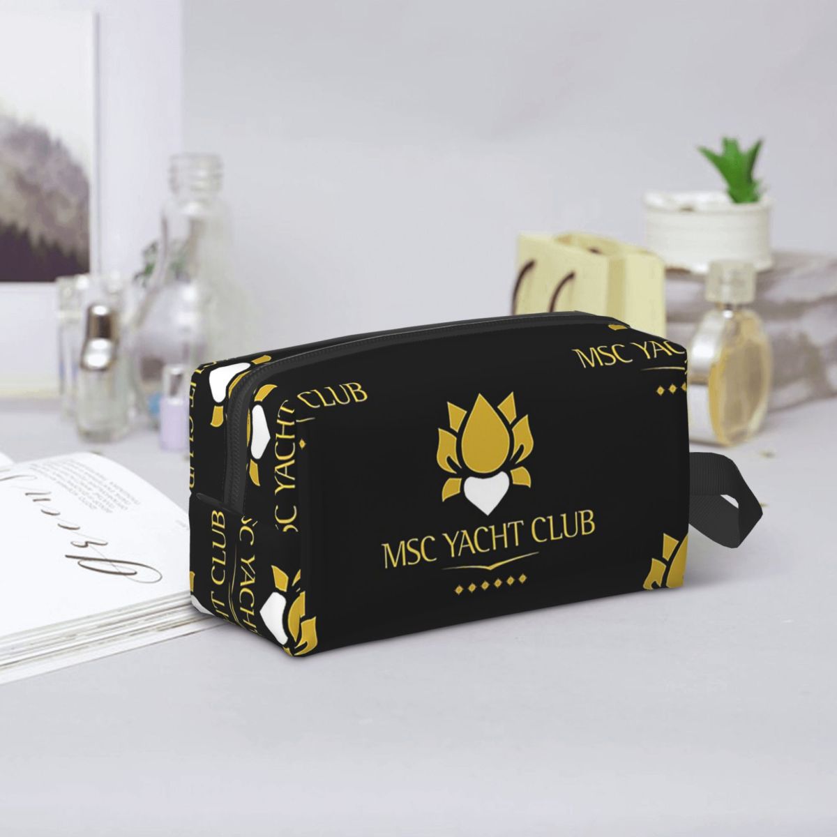 Beauty Makeup Logo Design - MSC Yacht Club Logo Design Cap