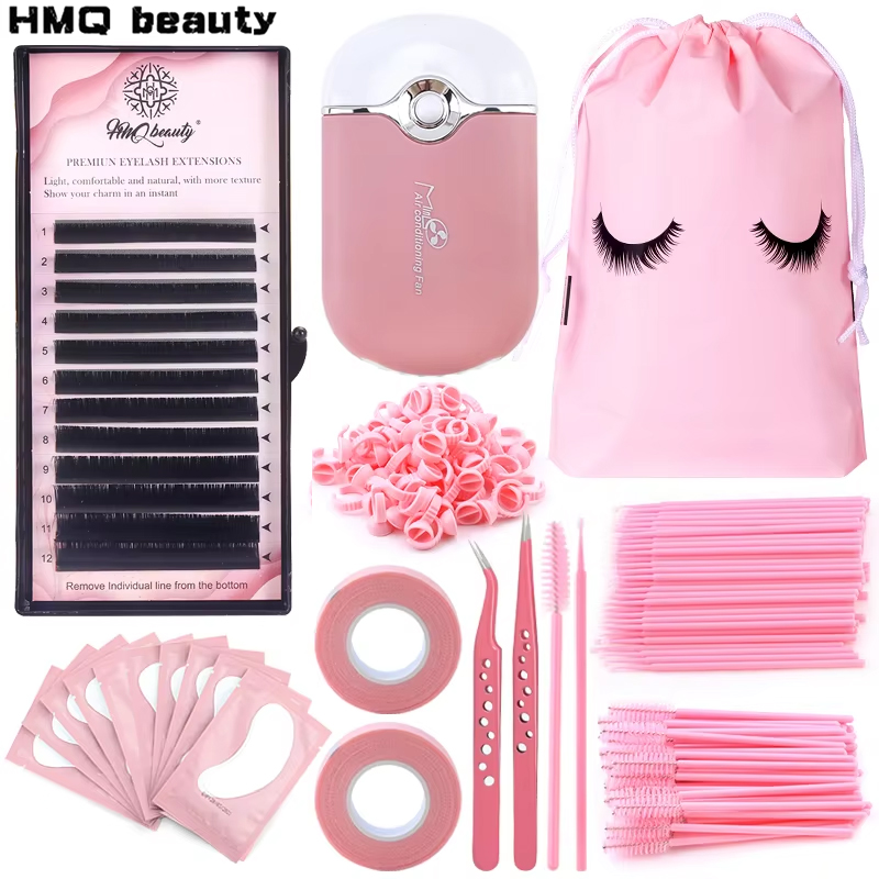 Beauty Makeup Tools Set - 268PCS Eyelash Extensions Kit Brushes Set
