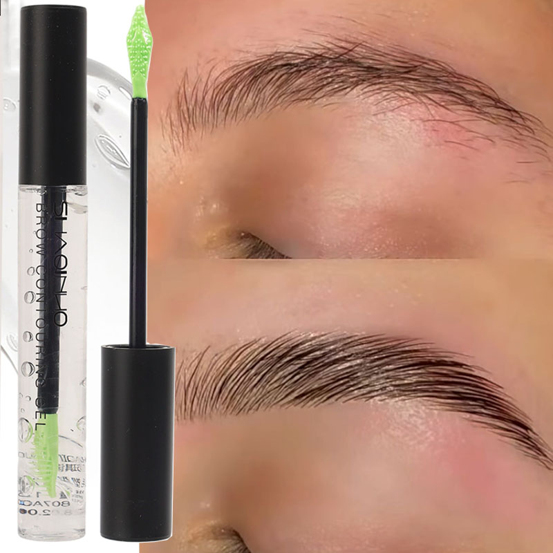 Beauty Makeup Fixer Natural - Waterproof Eyebrow Shaping Gel with Brush