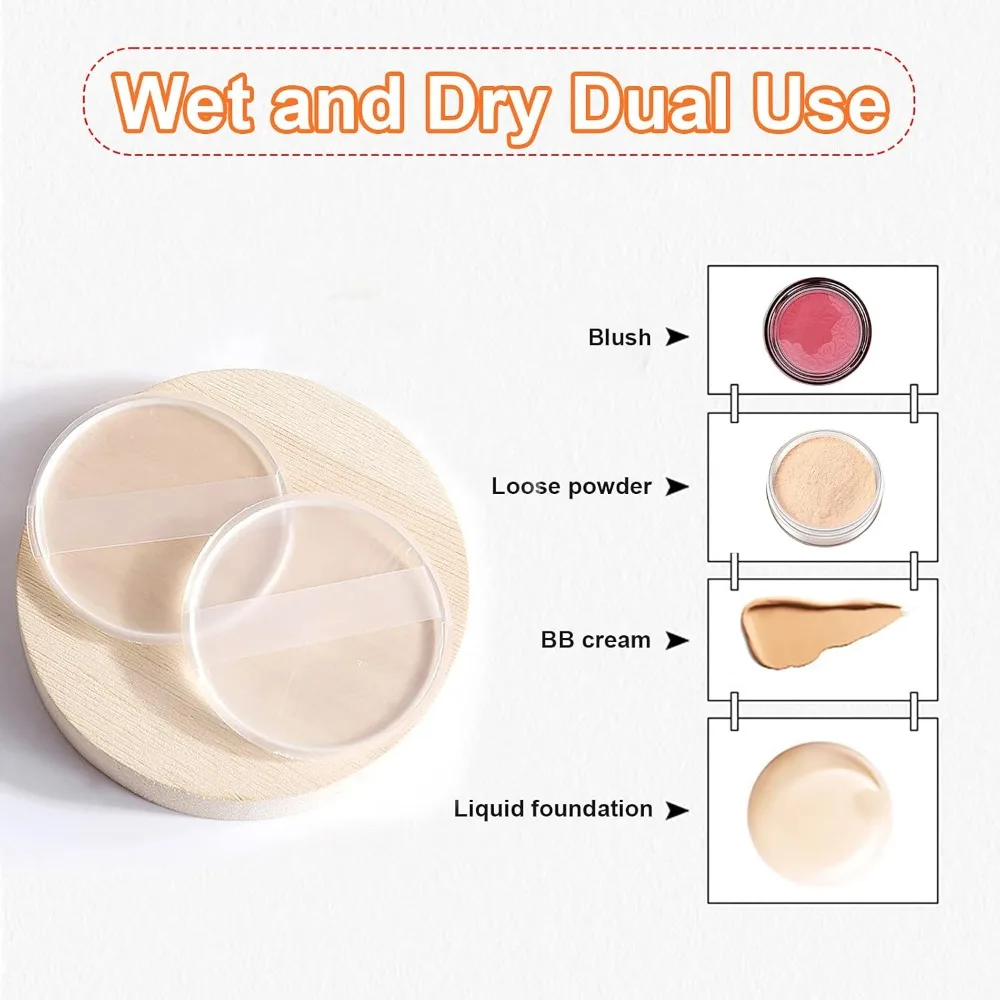 1-5Pcs Silicone Cosmetic Puff  - Beauty Makeup Blender recension och pris