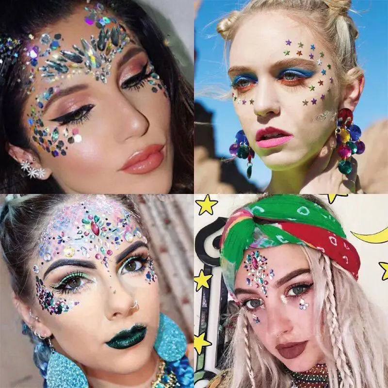 Crystal Face Jewels Tattoo Sti - Beauty Gems Makeup recension och pris