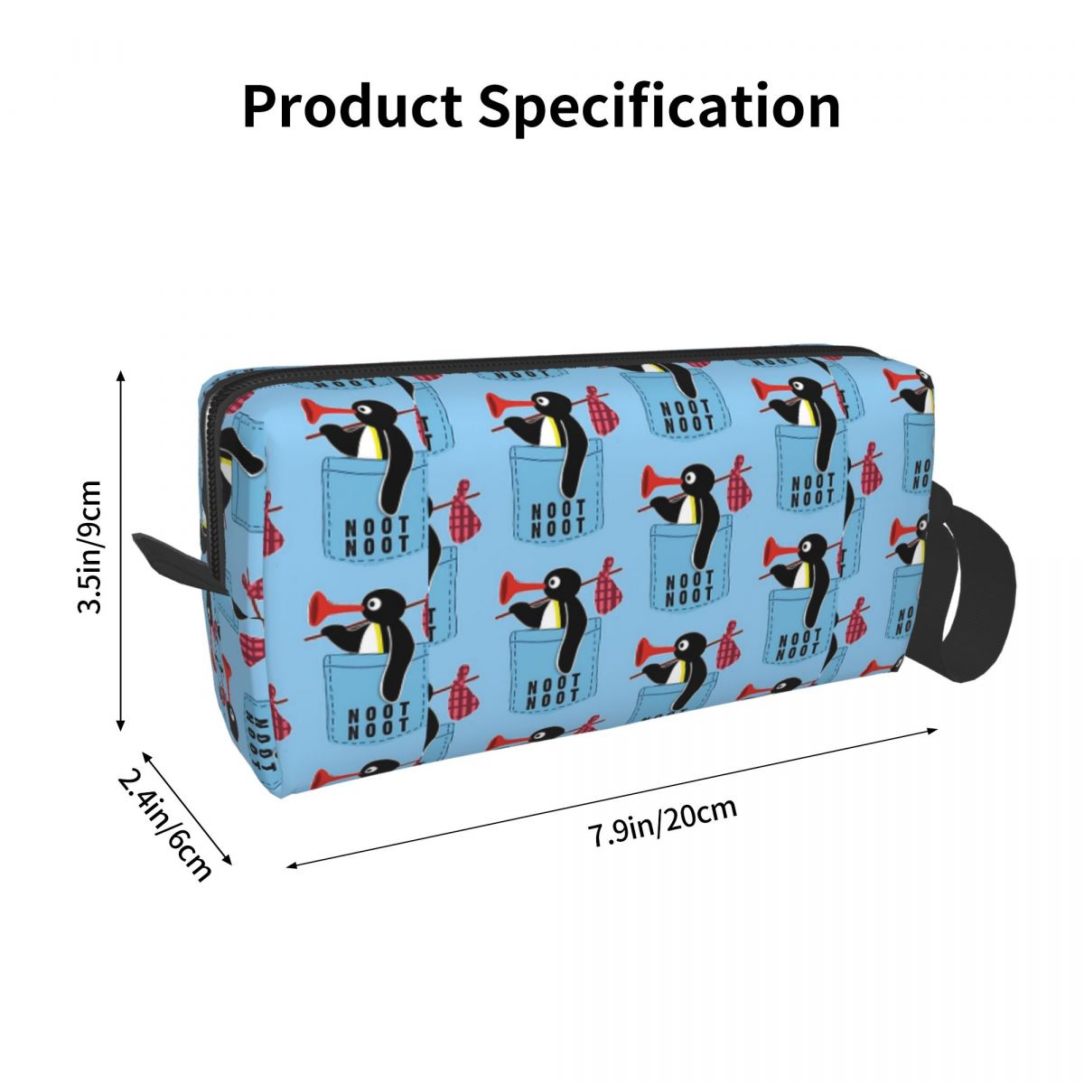Angry Pingu Noot Noot Pocket O - Makeup Beauty Official recension och pris