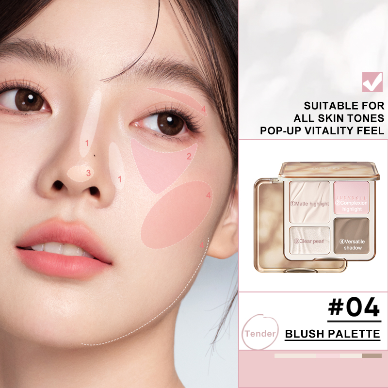 Judydoll Highlighter & Contour - Highlighter Bronzer Palette recension och pris