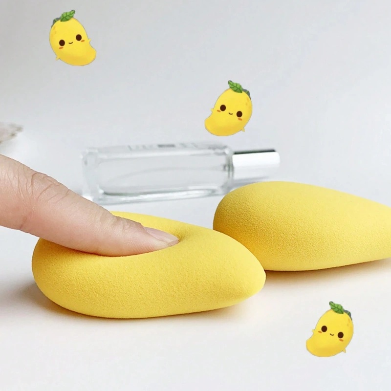 12/2pcs Mango Shape Soft Makeu - Beauty Makeup Blender recension och pris
