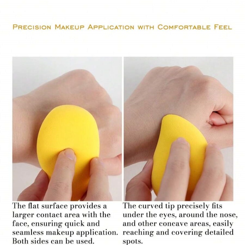 12/2pcs Mango Shape Soft Makeu - Beauty Makeup Blender recension och pris