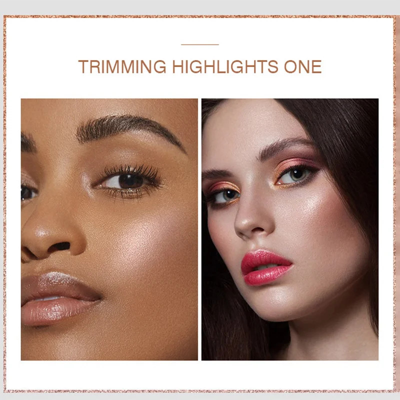 3D Shimmer Dual Pan Highlighte - Highlighter Bronzer Palette recension och pris