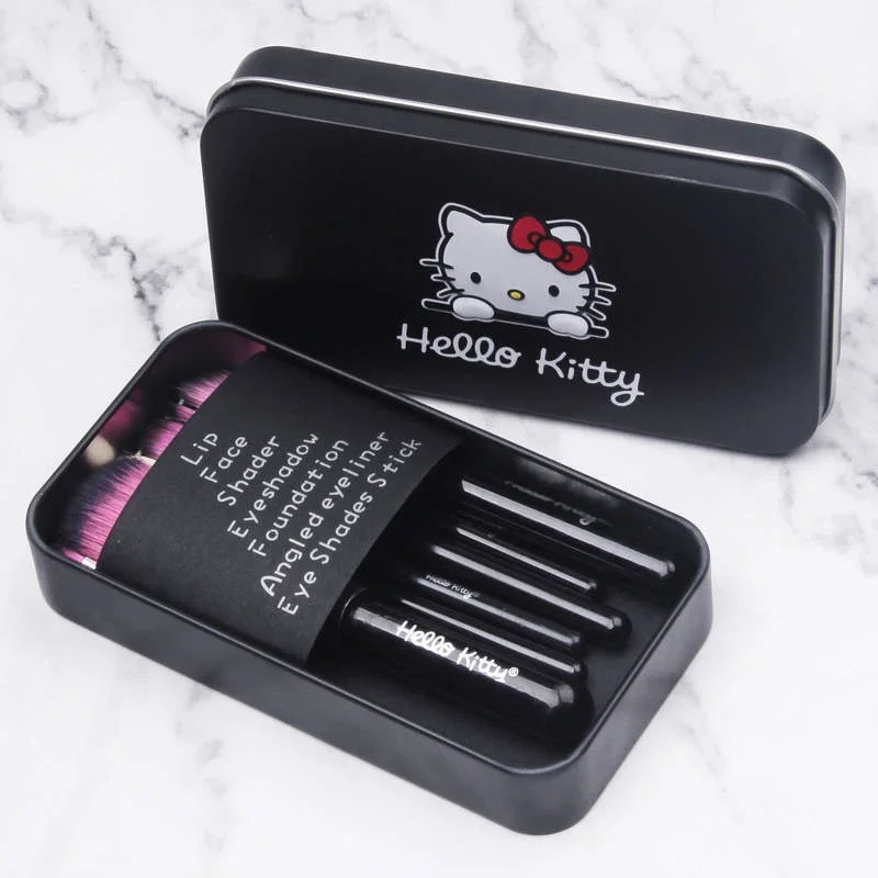 Kawaii Hello Kitty Makeup Brus - Beauty Makeup Tools Set recension och pris
