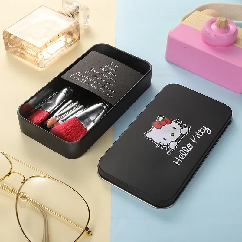 Kawaii Hello Kitty Makeup Brus - Beauty Makeup Tools Set recension och pris