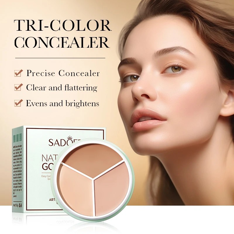 Three Color Concealer Palette  - Highlighter Bronzer Palette recension och pris