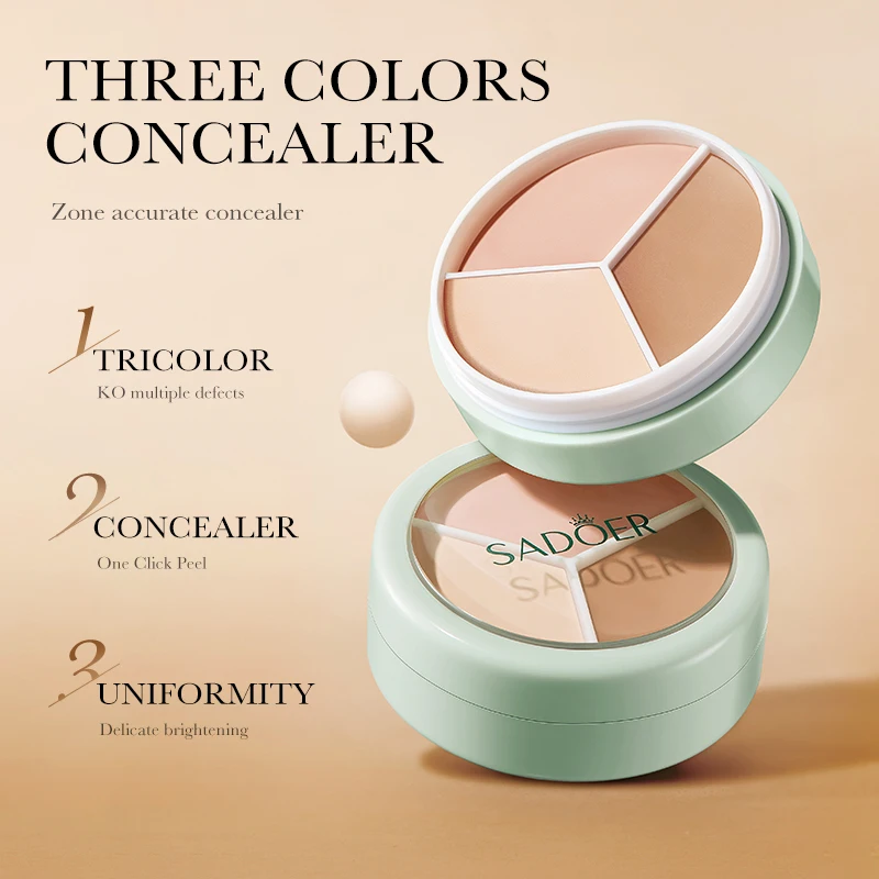 Three Color Concealer Palette  - Highlighter Bronzer Palette recension och pris