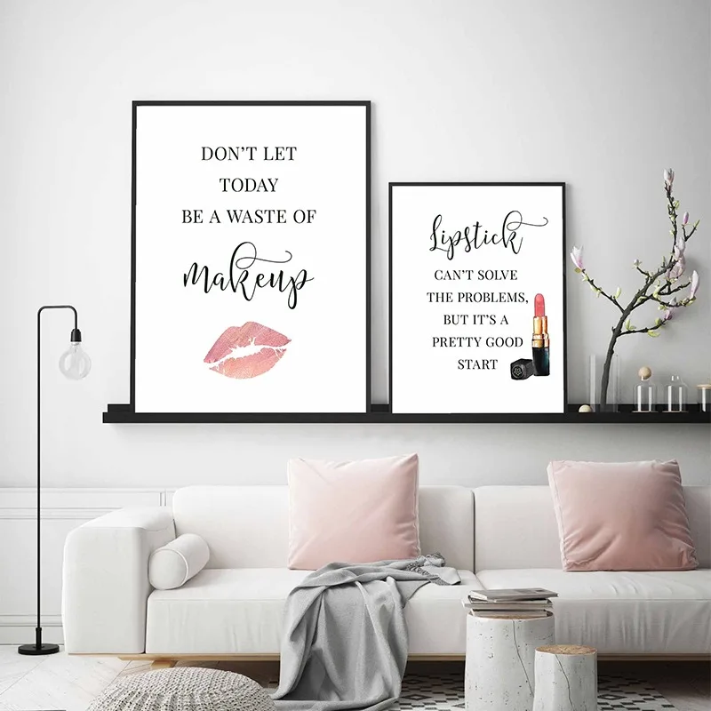 Makeup Quotes Poster Eyelash E - Beauty Makeup Quotes recension och pris