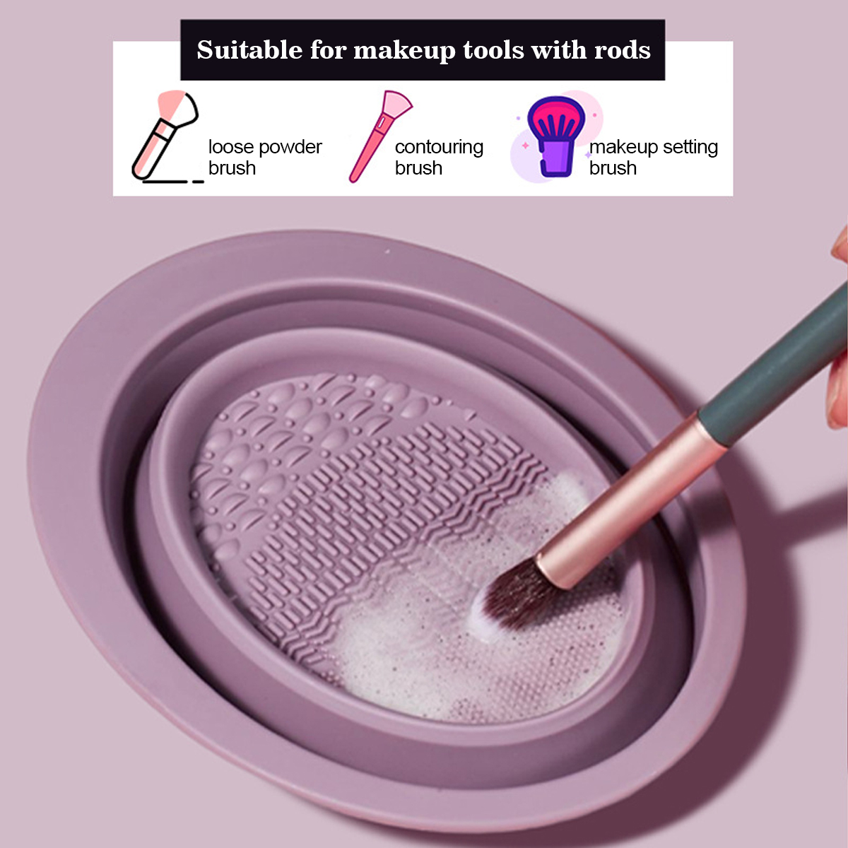 Silicone Makeup Brush Cleaning - Beauty Home Makeup recension och pris