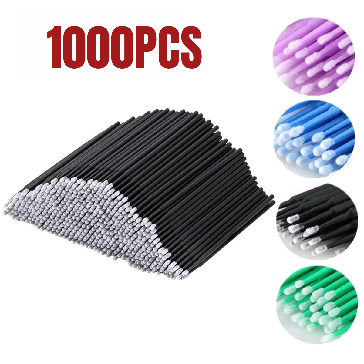 1000/500PCS Eyelash Cleaning B - Beauty Home Makeup recension och pris