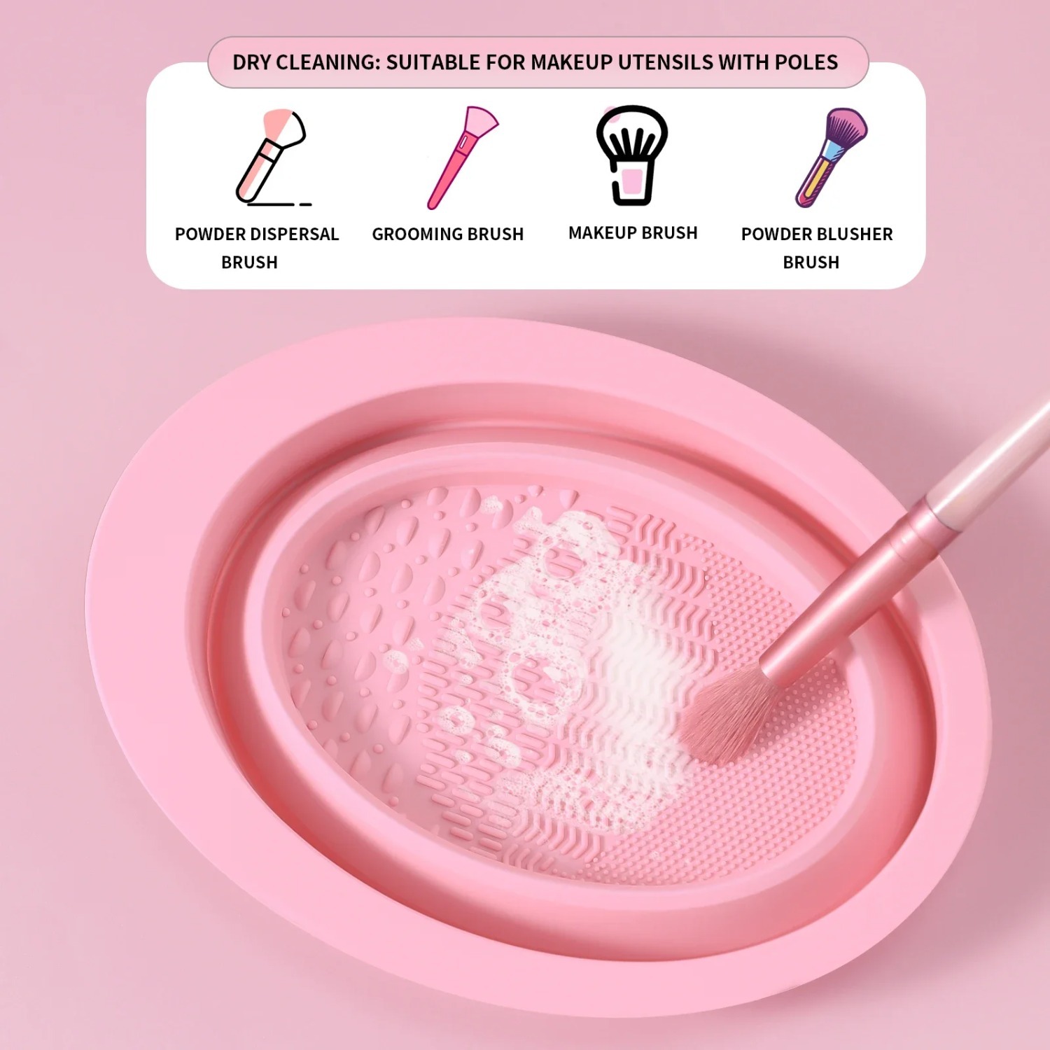 3pcs Makeup Brush Cleaning Too - Beauty Home Makeup recension och pris