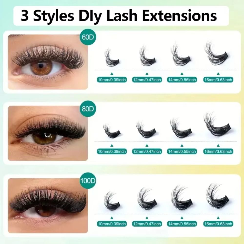 Natural Look False Eyelashes B - Eyelash Extension recension och pris