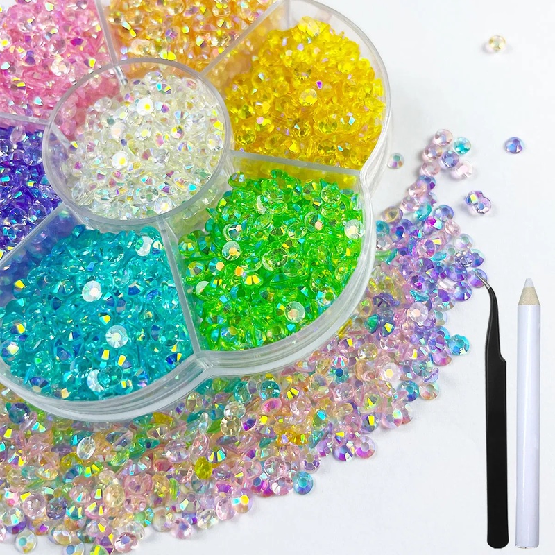 3920PCS AB Resin Flat Back Rhi - Beauty Gems Makeup recension och pris