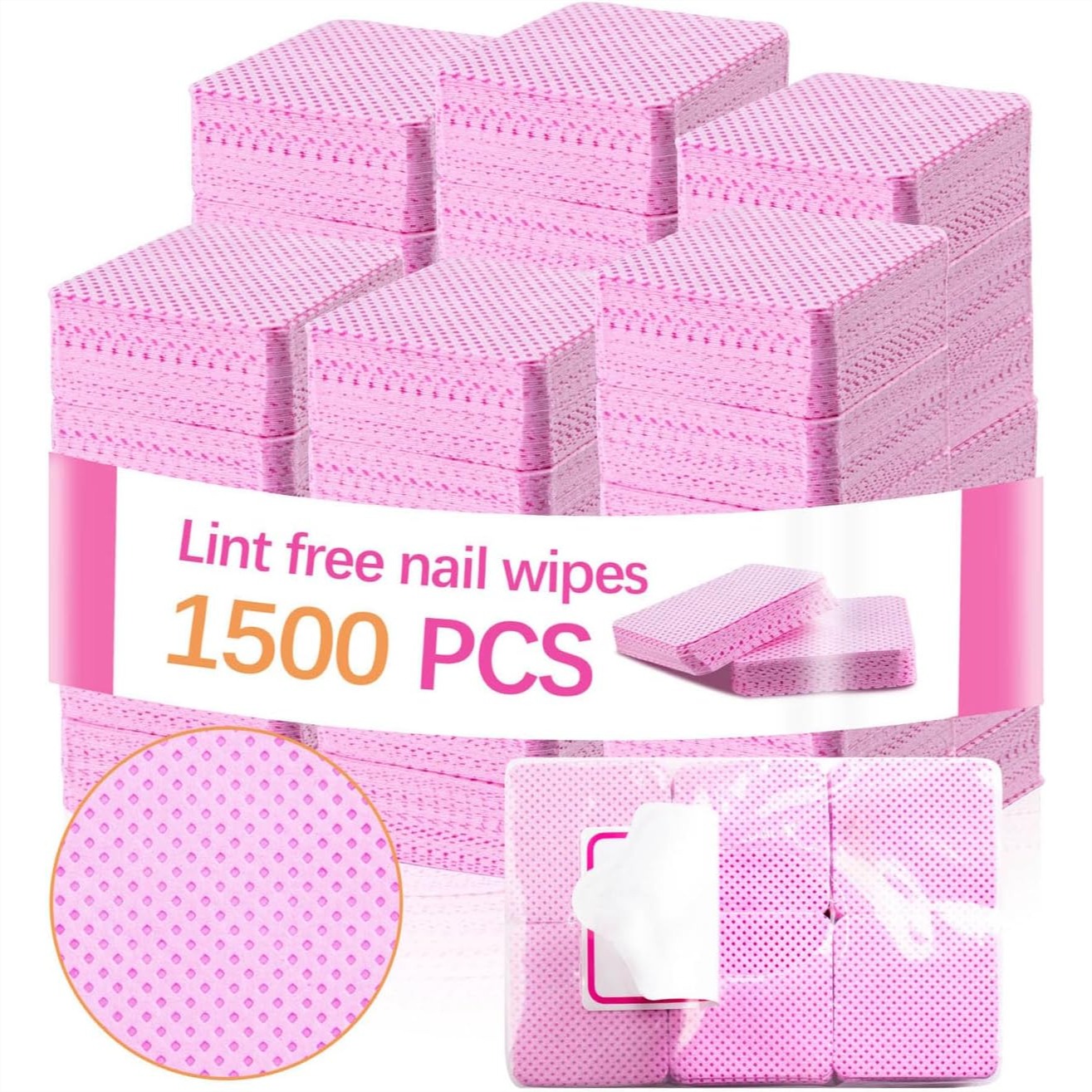 1500 Pcs Lint Free Nail Wipes  - Eyelash Extension recension och pris