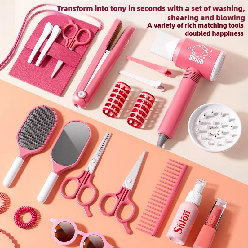 Girls Beauty Salon Set Kids Ha - Beauty Makeup Tools Set recension och pris