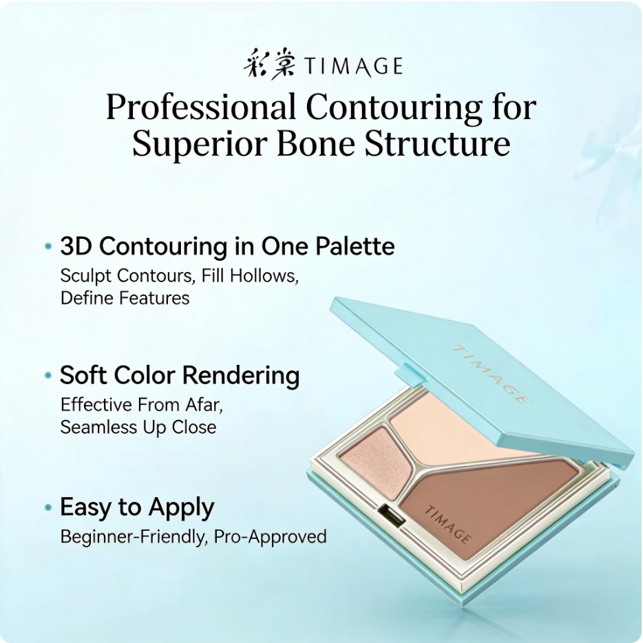 TIMAGE Travel Size Master Matt - Highlighter Bronzer Palette recension och pris
