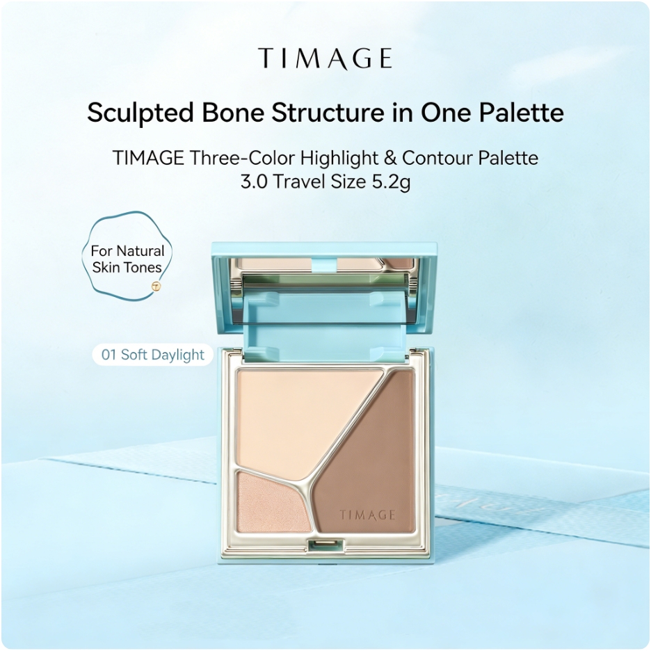 TIMAGE Travel Size Master Matt - Highlighter Bronzer Palette recension och pris