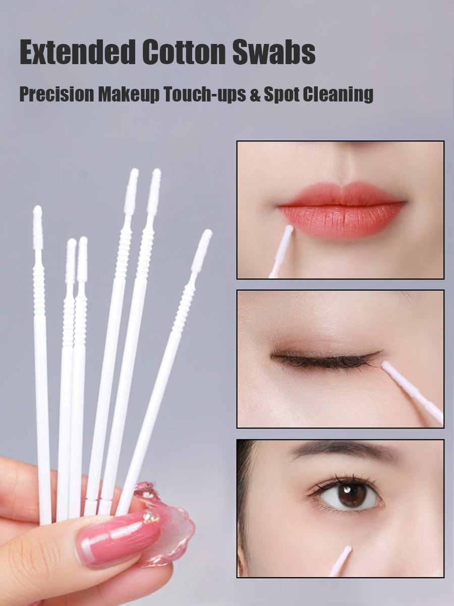 Disposable Long Cotton Swabs E - Eyelash Extension recension och pris