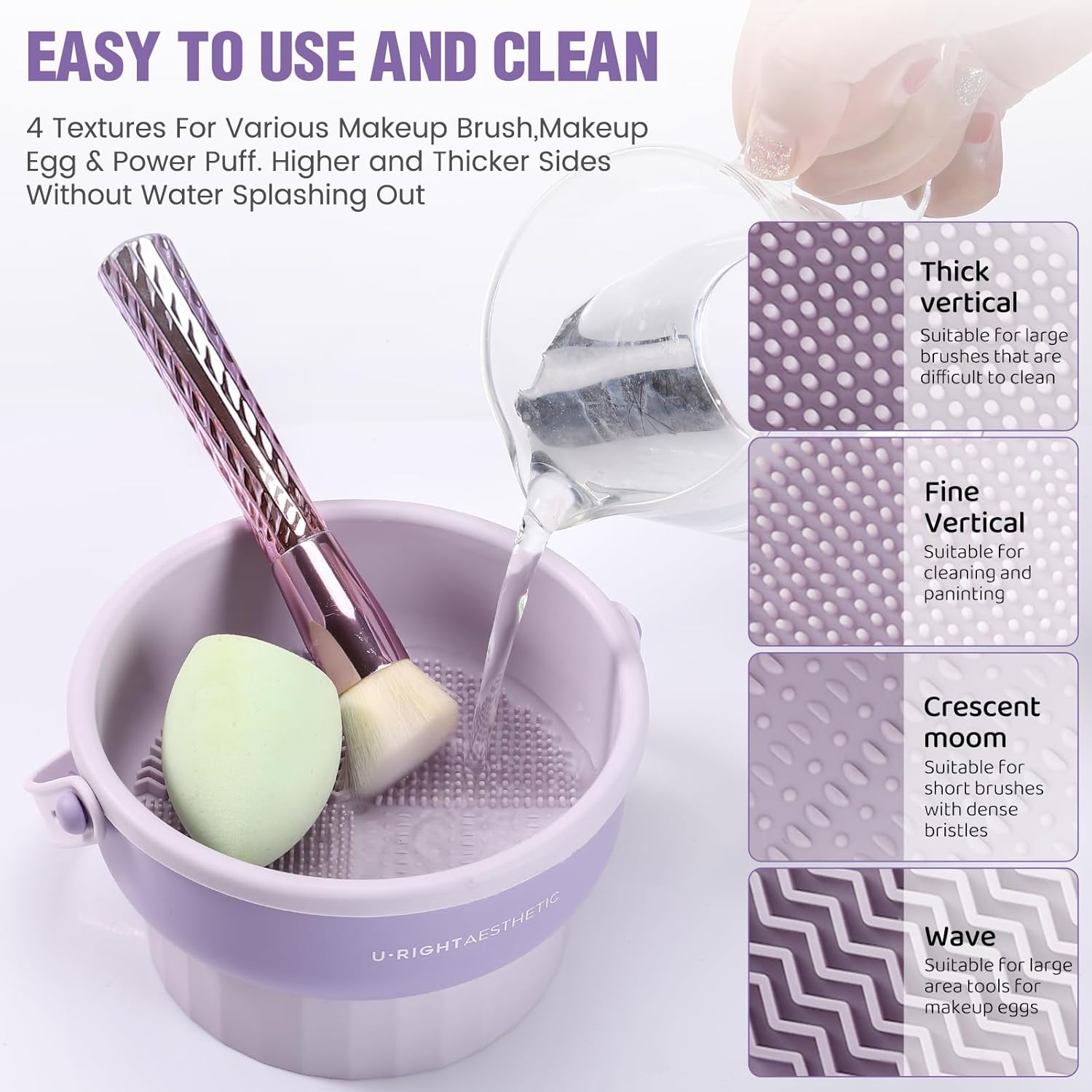 Makeup Brush Cleaning Bowl Bea - Beauty Makeup Tools Set recension och pris