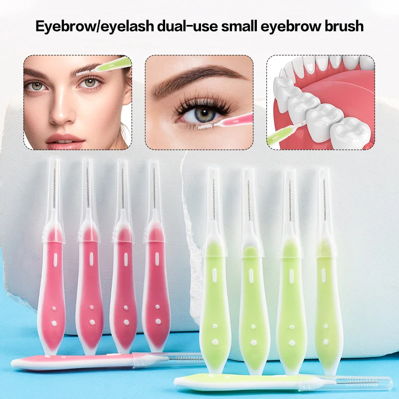 10 Pcs Eyebrow Brushes Mini Br - Eyelash Extension recension och pris