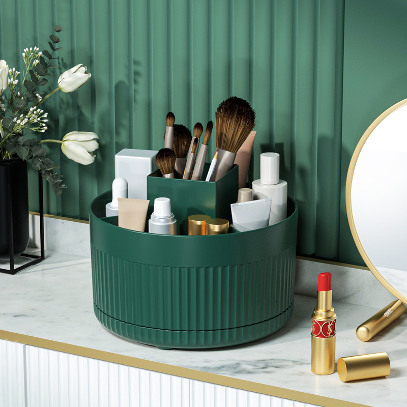 360 ° Table Top Rotary Makeup  - Beauty Makeup Lipstick recension och pris