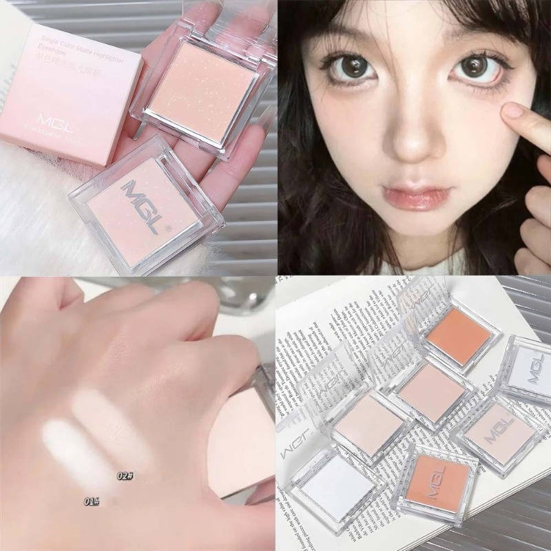 Matte Highlighter Powder Eyesh - Highlighter Bronzer Palette recension och pris