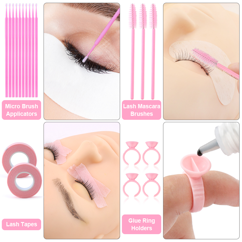 268PCS Eyelash Extensions Brus - Beauty Makeup Tools Set recension och pris