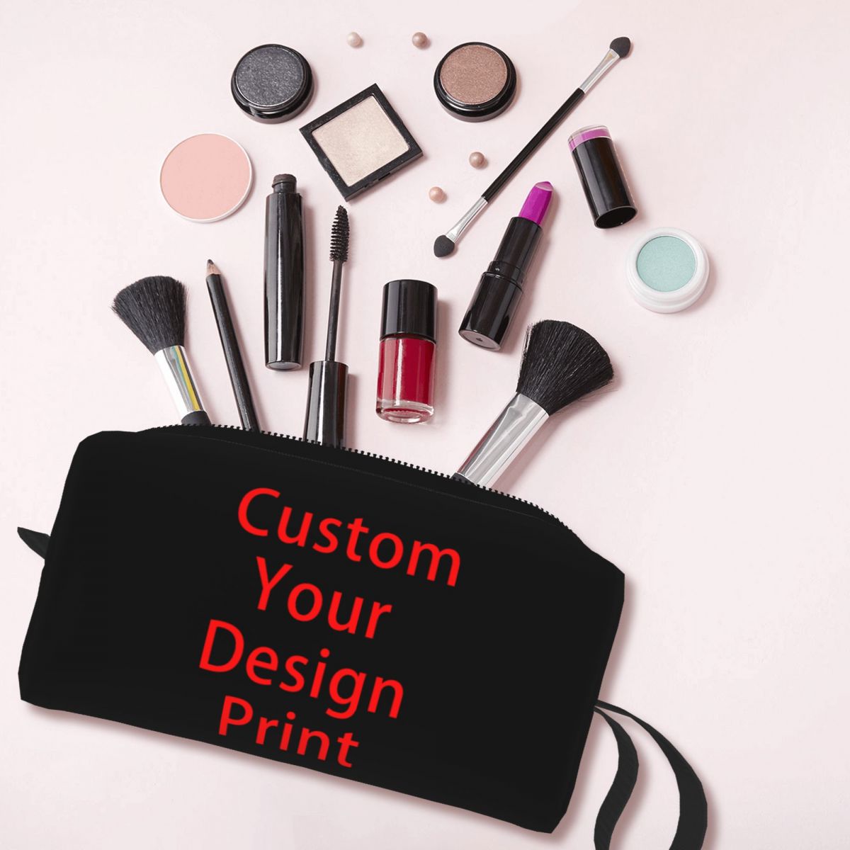 Custom Your Design Toiletry Ba - Beauty Makeup Logo Design recension och pris