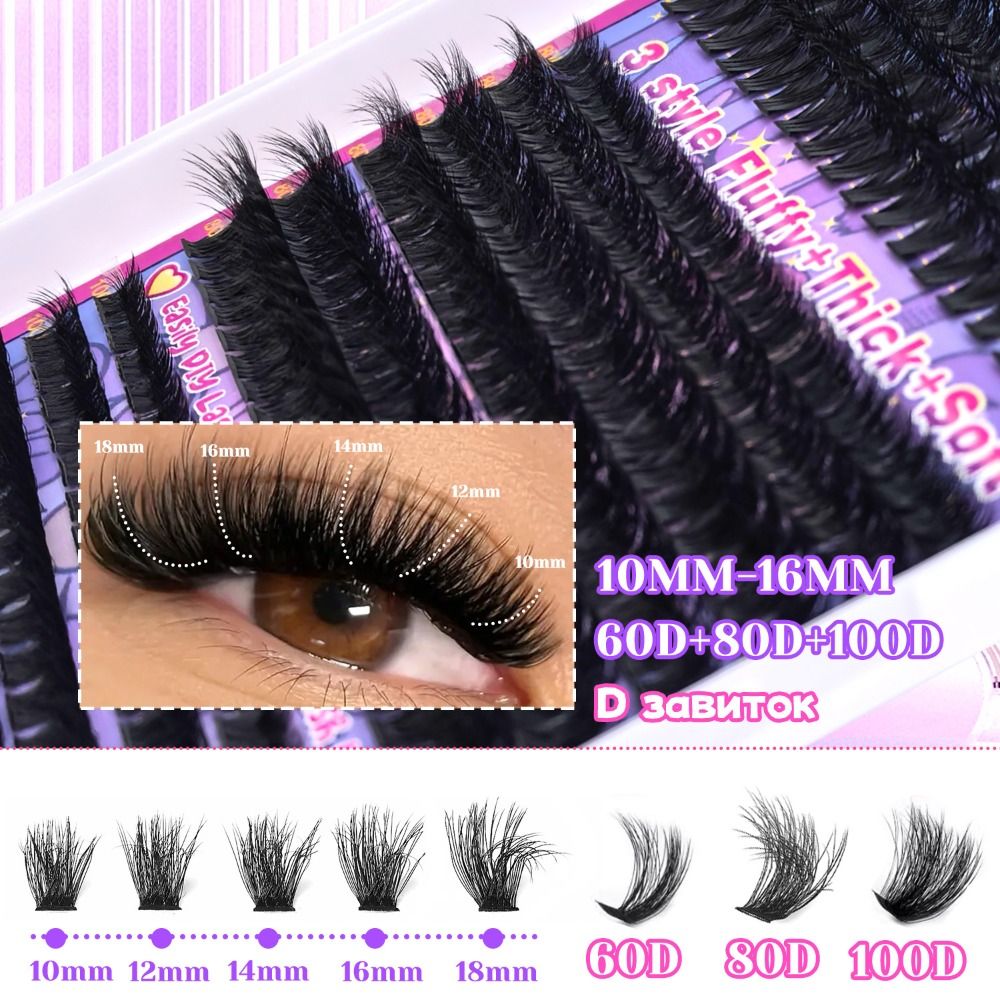 Natural Look False Eyelashes B - Eyelash Extension recension och pris