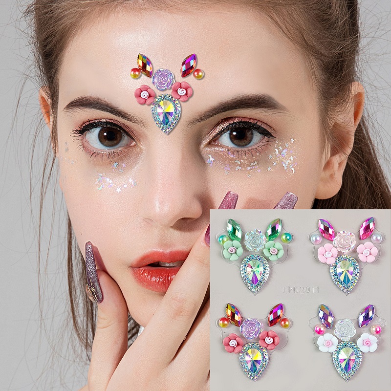 New 3D Rhinestones for Face Fe - Beauty Gems Makeup recension och pris