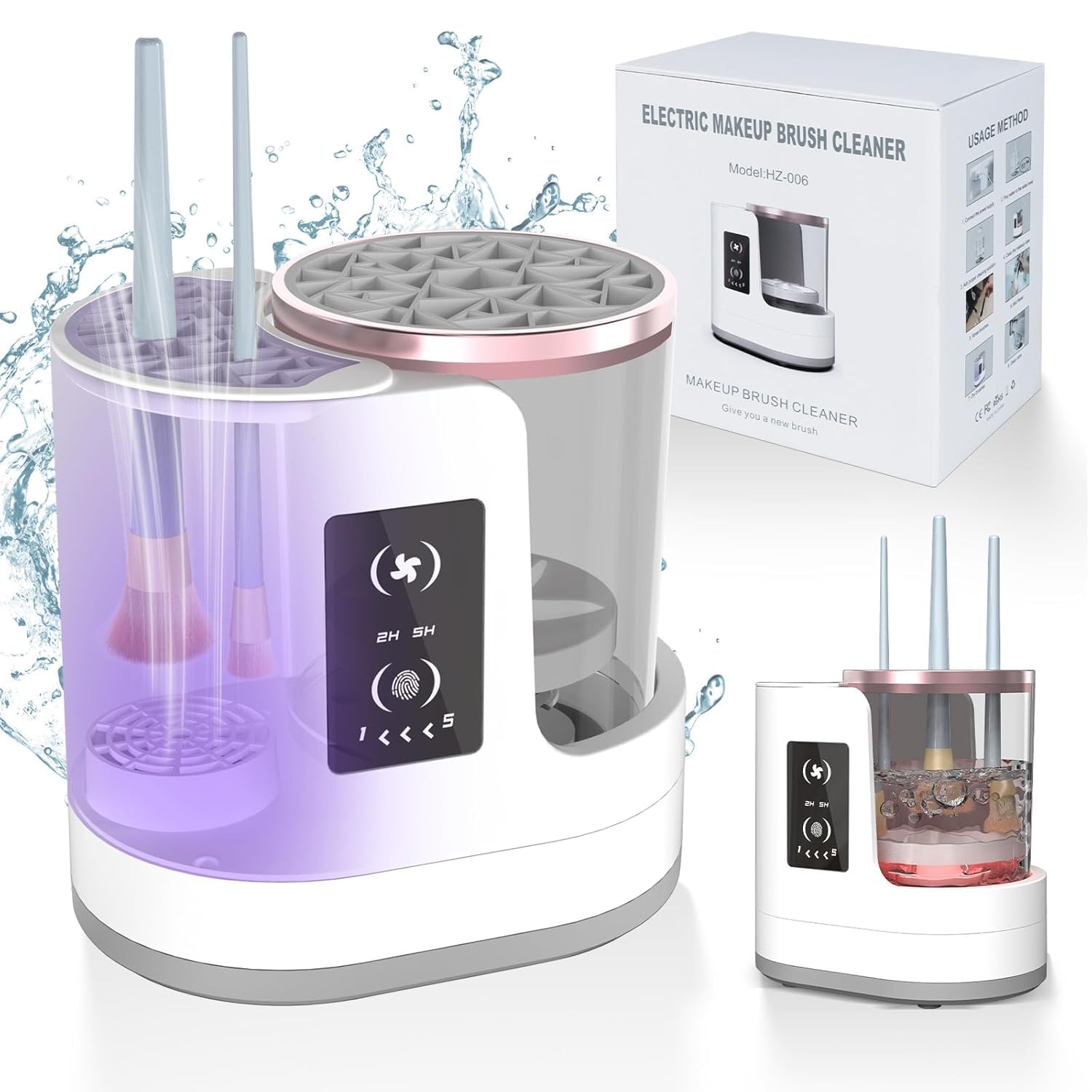 Automatic Rotating Makeup Brus - Beauty Home Makeup recension och pris