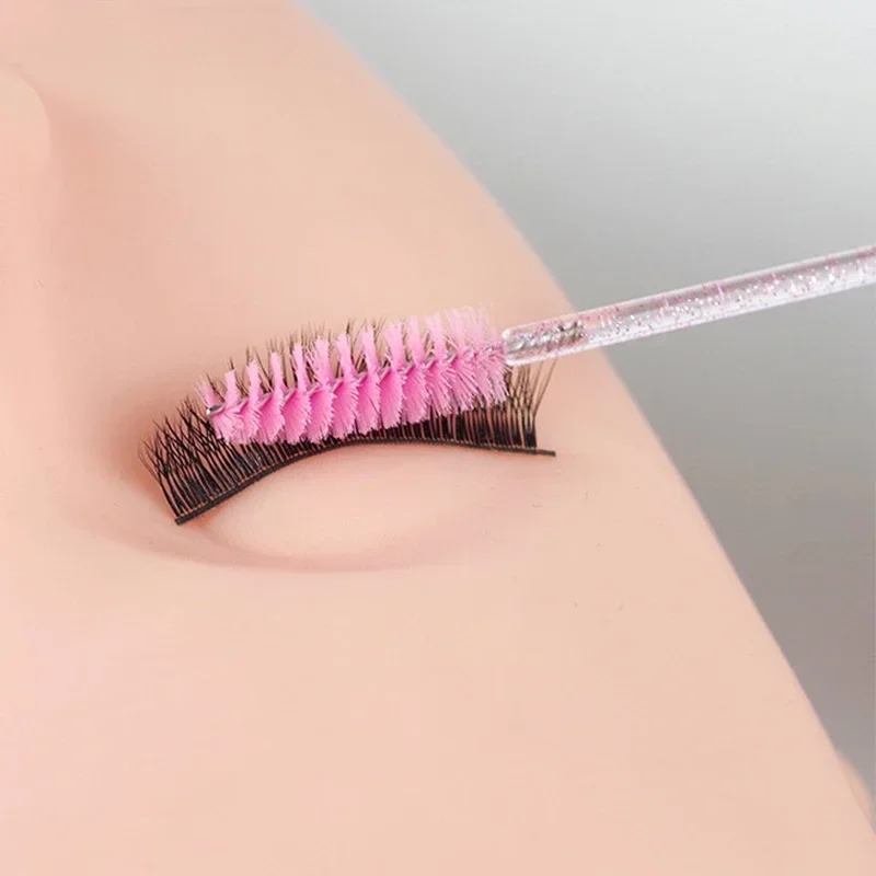 100pcs Disposable Eyelash Brus - Beauty Home Makeup recension och pris