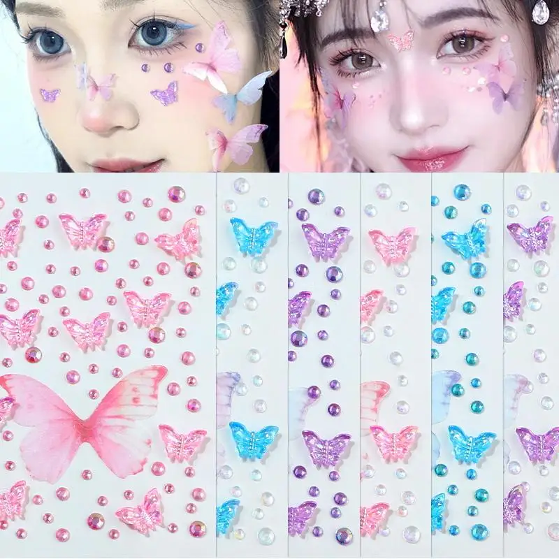 Facial Rhinestone Sticker Butt - Beauty Gems Makeup recension och pris