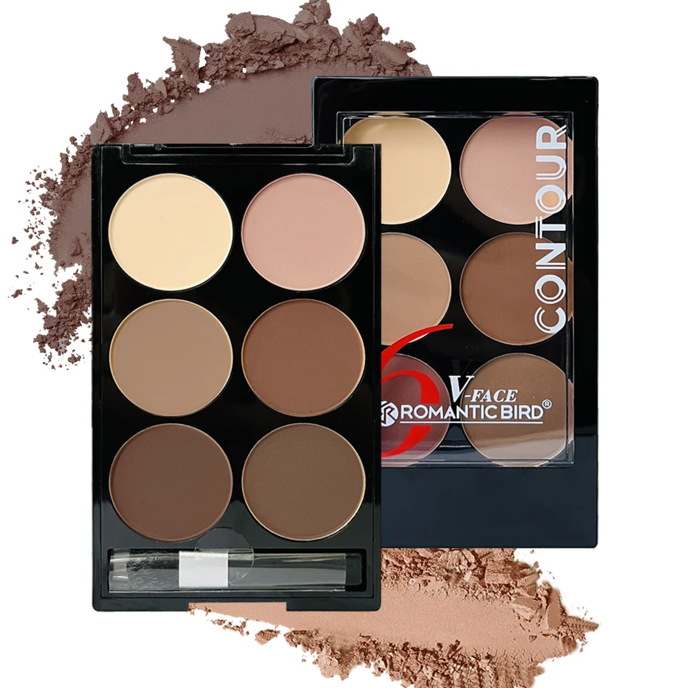 6 Colors Highlight Contouring  - Highlighter Bronzer Palette recension och pris