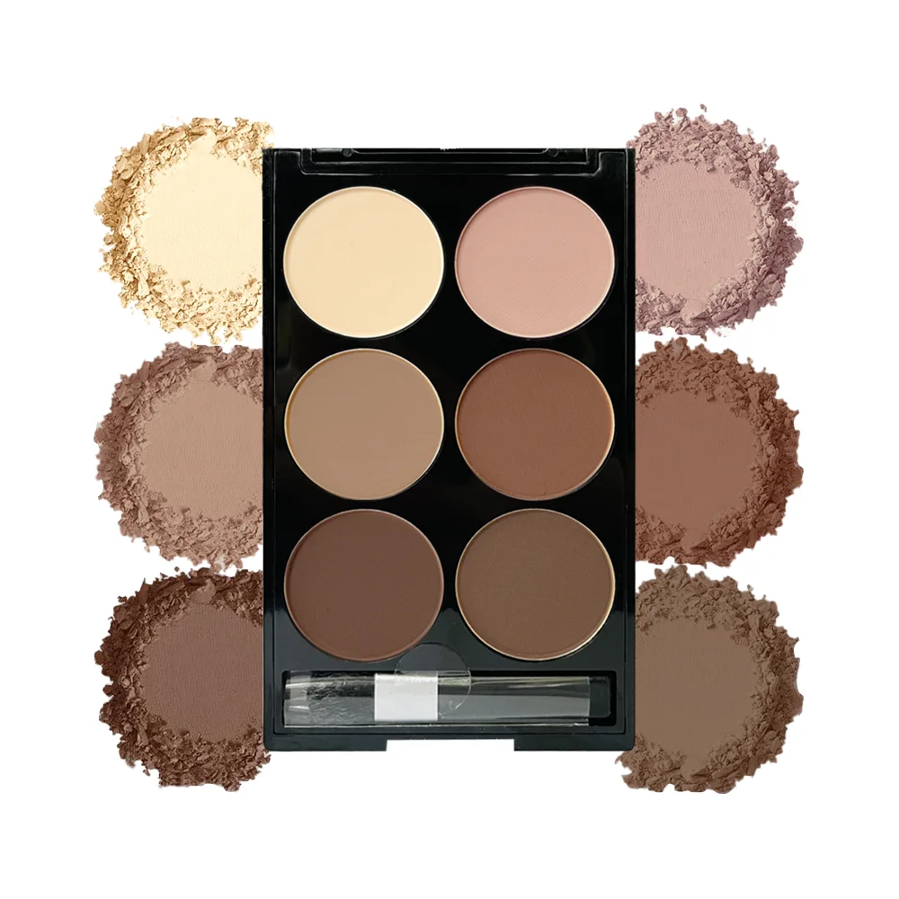 6 Colors Highlight Contouring  - Highlighter Bronzer Palette recension och pris