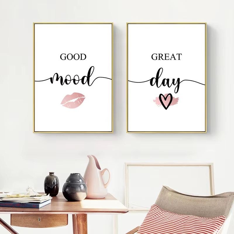 Nordic Pink Women Red Lips Nai - Beauty Makeup Quotes recension och pris