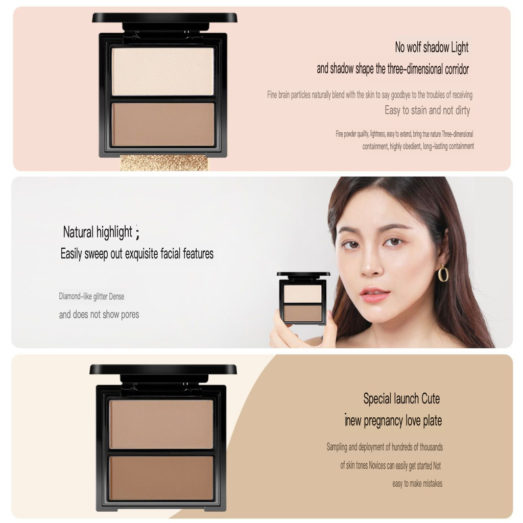 NOVO Two Tone Makeup Disc Powd - Beauty Makeup Novo recension och pris