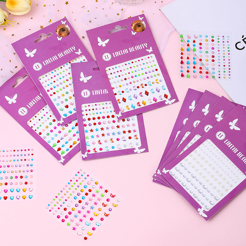 Hot Selling Face Gems Stickers - Beauty Gems Makeup recension och pris