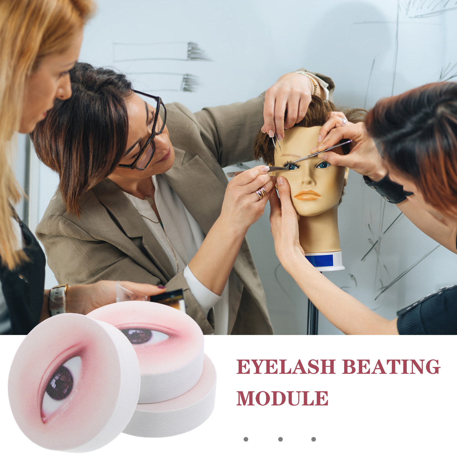 3Pcs Lash Extension Practice B - Eyelash Extension recension och pris