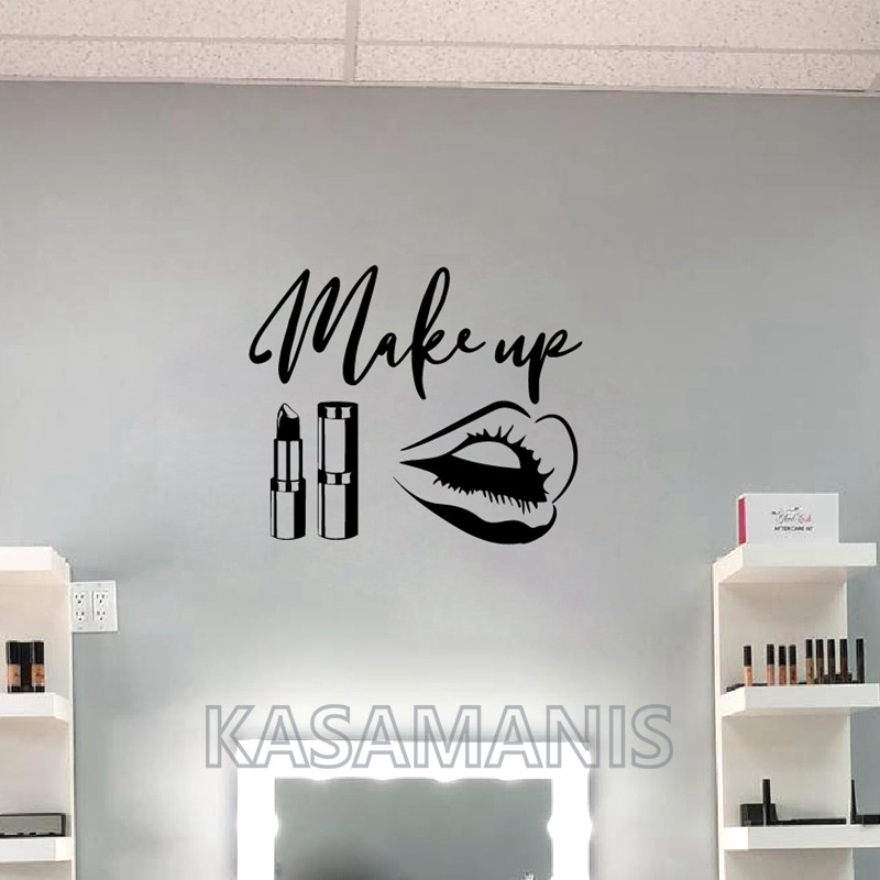 MakeUp Quote Wall Art Decals B - Beauty Makeup Quotes recension och pris