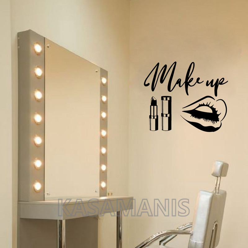 MakeUp Quote Wall Art Decals B - Beauty Makeup Quotes recension och pris